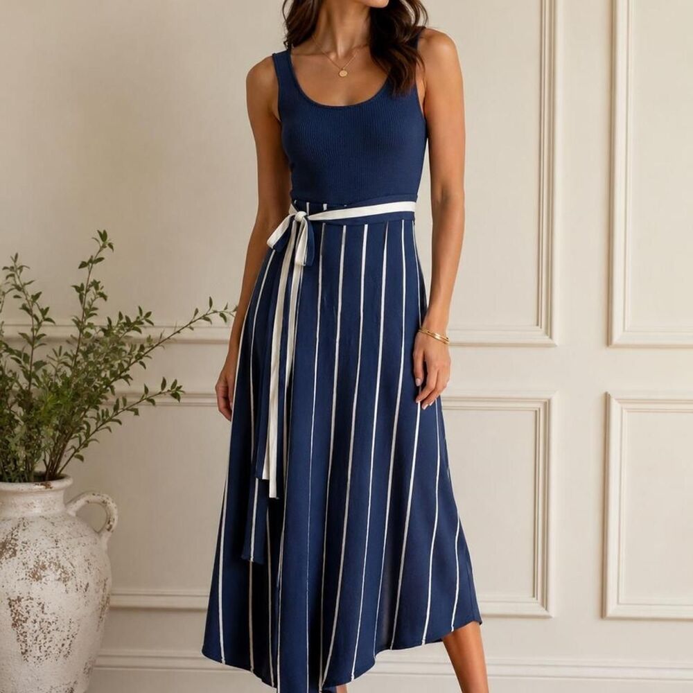 Women's Navy and Blue Dress